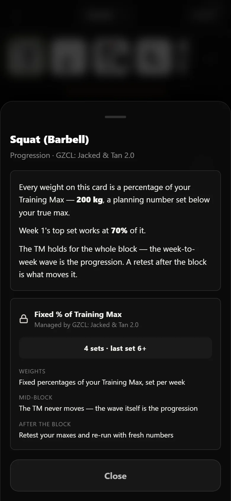 Durata progression chip explaining the Tier 1 rule